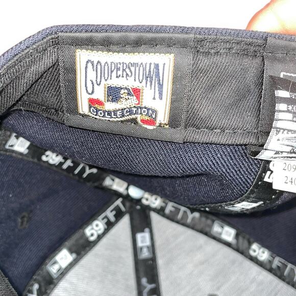 Mens Sz 8 Houston Astros Baseball Hat Cap New Era Cooperstown MLB 1986 Headwear - Picture 11 of 15